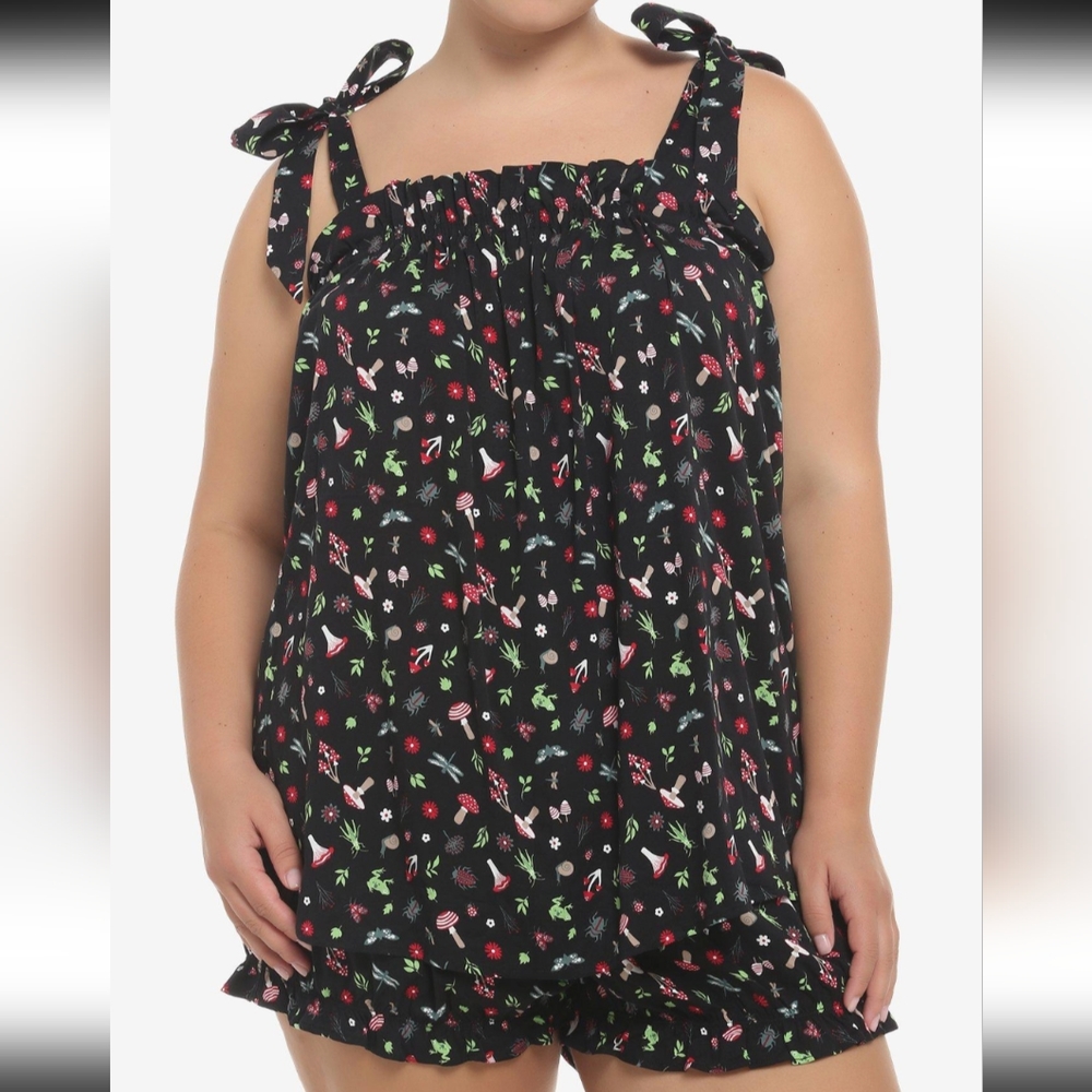 Mushroom Tee and shorts Set